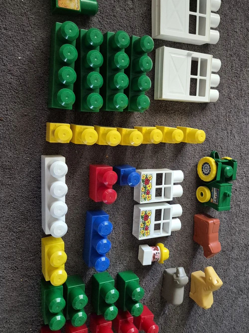 VTG Lil' Farmer Play Set - From 1994 Mega Bloks PLEASE READ POST
